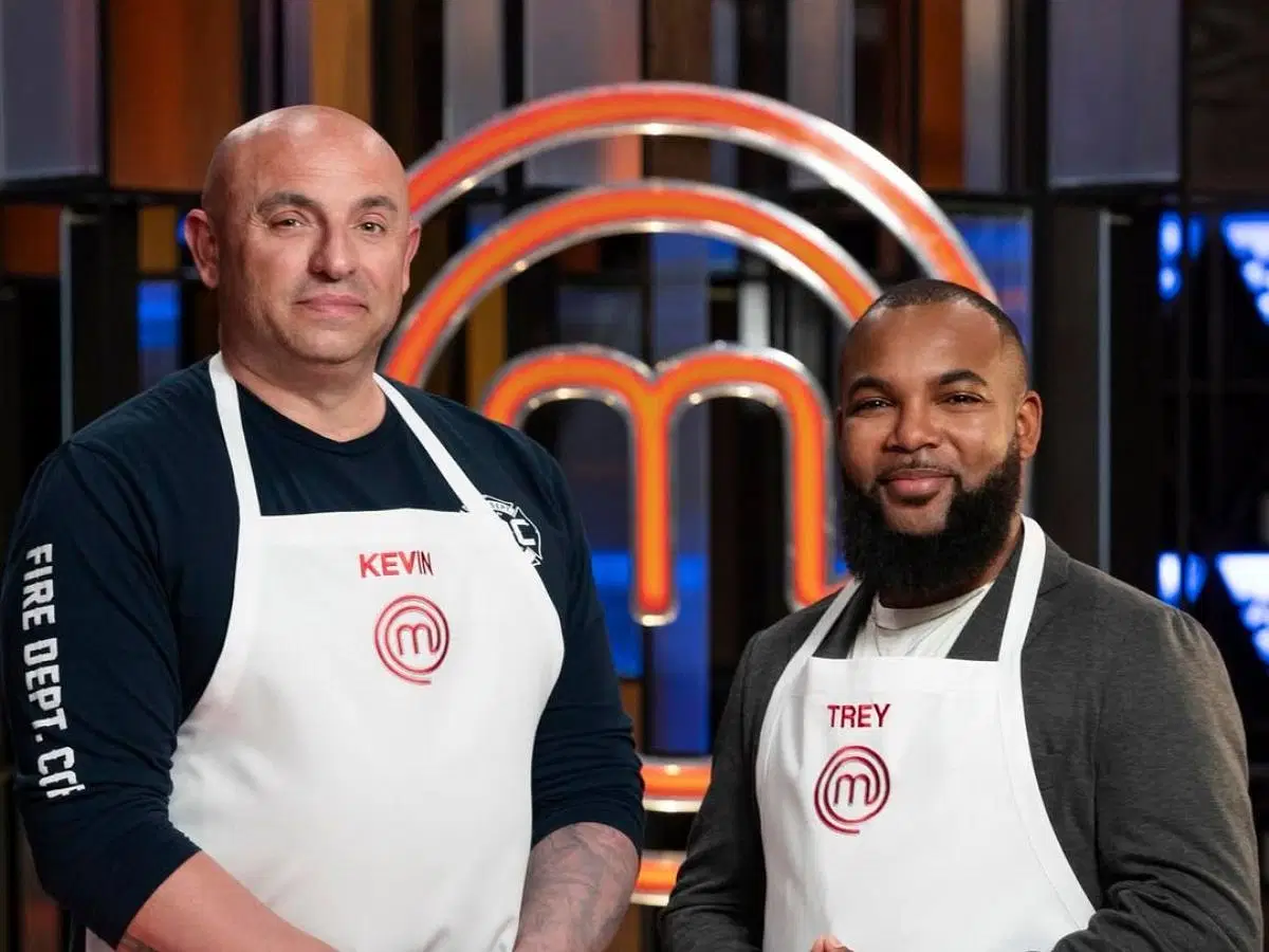 Kevin and Trey from MasterChef season 15 (Image via Instagram/@chefbigkev)
