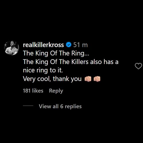 Karrion Kross gives himself a new name (Picture credits: Instagram post by @glitchartworkz)