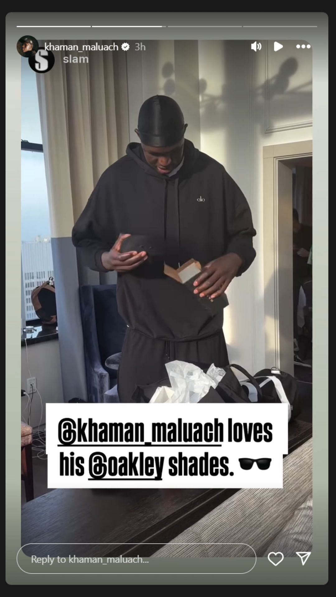 Screenshot via Instagram (@khaman_maluach/IG)