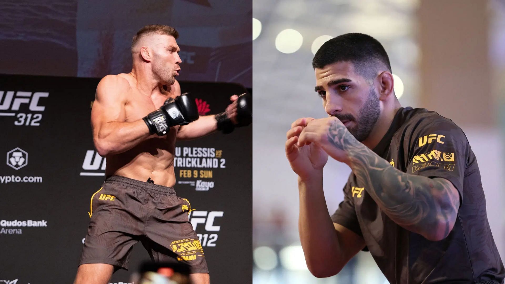 MMA coach rates Dricus du Plessis (left) and Ilia Topuria