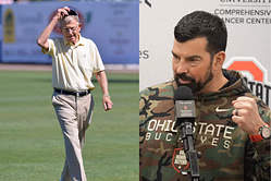 "I apologize and I am sorry": When legendary coach Lou Holtz's impersonator settled old scores with Ryan Day on national TV