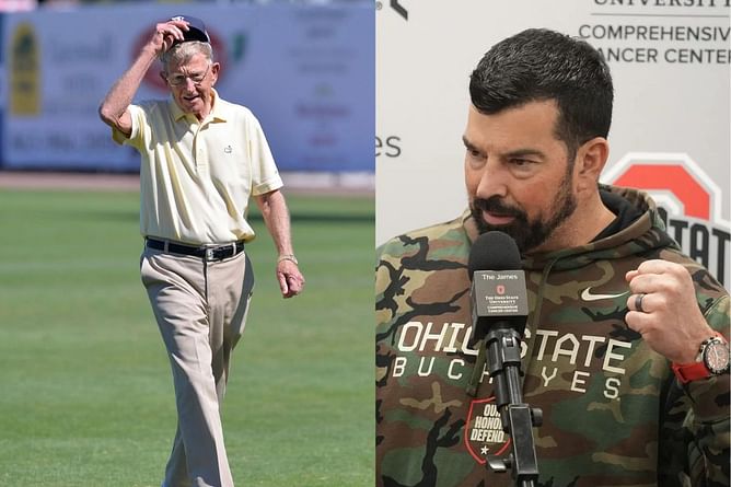 "I apologize and I am sorry": When legendary coach Lou Holtz's impersonator settled old scores with Ryan Day on national TV