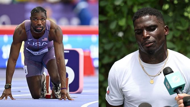 Tyreek Hill fires shots at Noah Lyles once again post-100m dominant win