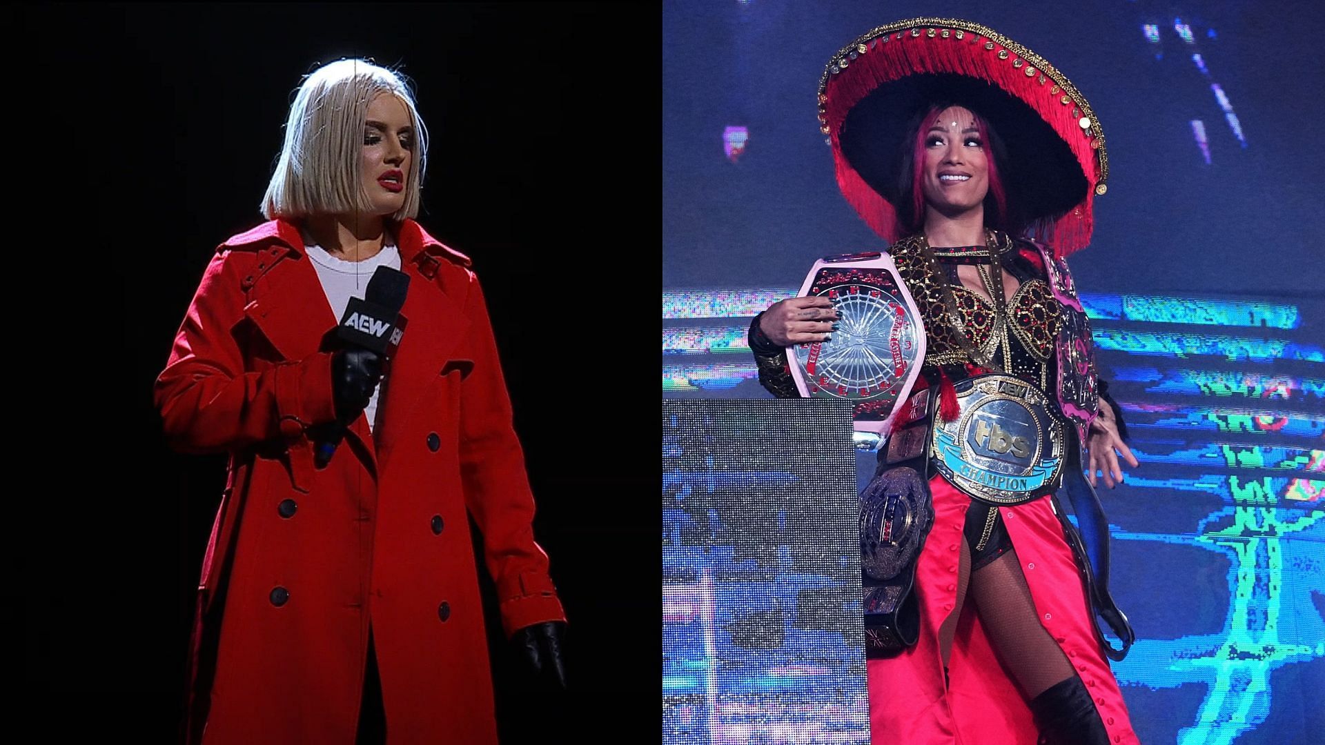 Toni Storm and Mercedes Mon&eacute; are set to clash at AEW All In [photo: allelitewrestling.com and Triller TV