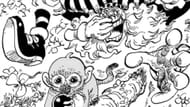 One Piece chapter 1095 cover image proves Buggy can separate his nose (Image via Shueisha)