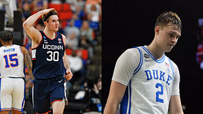 UConn hooper Liam McNeeley skips media scrum for hilarious question about Cooper Flagg's hometown