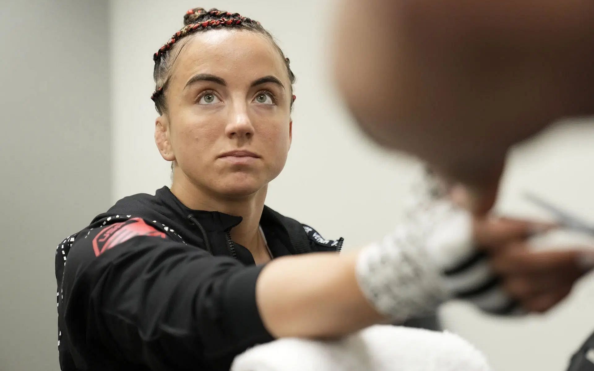 Maycee Barber (pictured) suffers never-seen-before incident leading to UFC Vegas 107 fight cancellation [Image courtesy: Getty Images]
