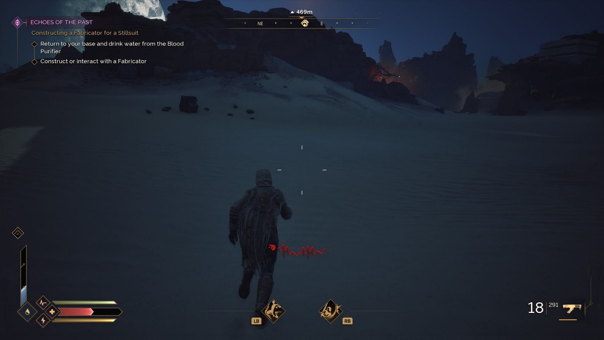 This was not a good situation. I made it to the rocks safely, but it was close (Image via Funcom)