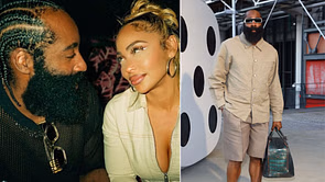James Harden enjoys Parisian night out at Eiffel Tower with girlfriend Paije Speights amid sexual assault lawsuit