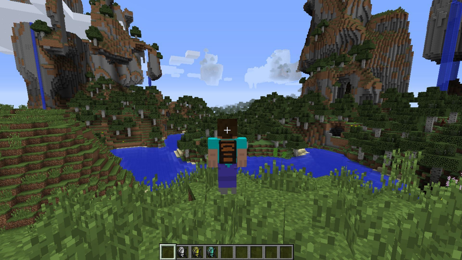 Iron Backpacks is a simple mod that adds different tiered backpacks (Image via Mojang Studios || CurseForge/gr8pefish)
