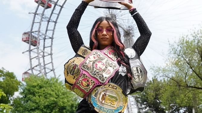 Mercedes Mone addresses winning huge title outside AEW - "Out here making history"