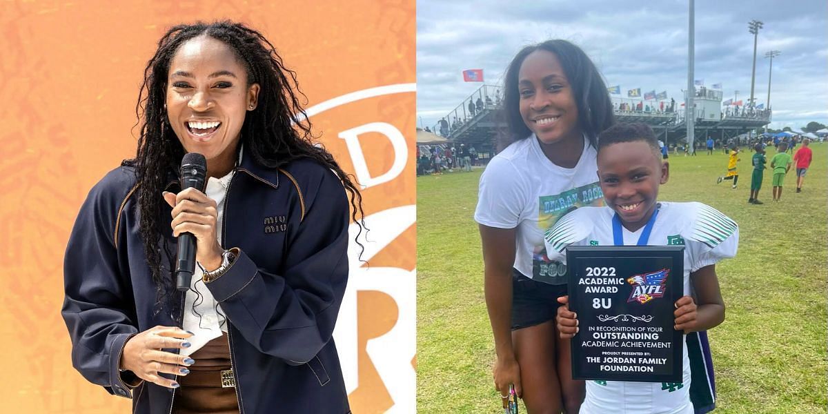 Coco Gauff touched by her brother Cameron