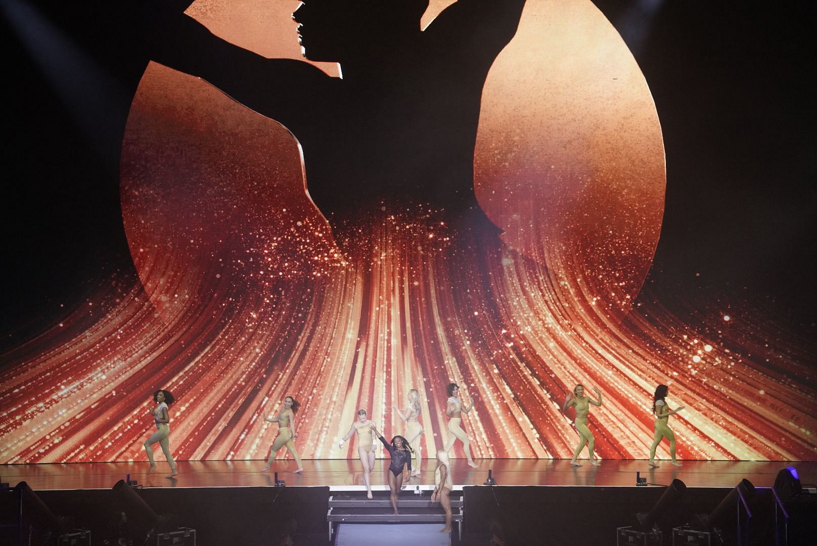 Biles at the Gold Over America Tour 2024 [Image Source: Getty]