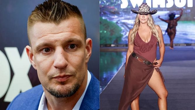 Rob Gronkowski's girlfriend Camille Kostek struts down runway at 2025 SI Swimsuit Show: WATCH