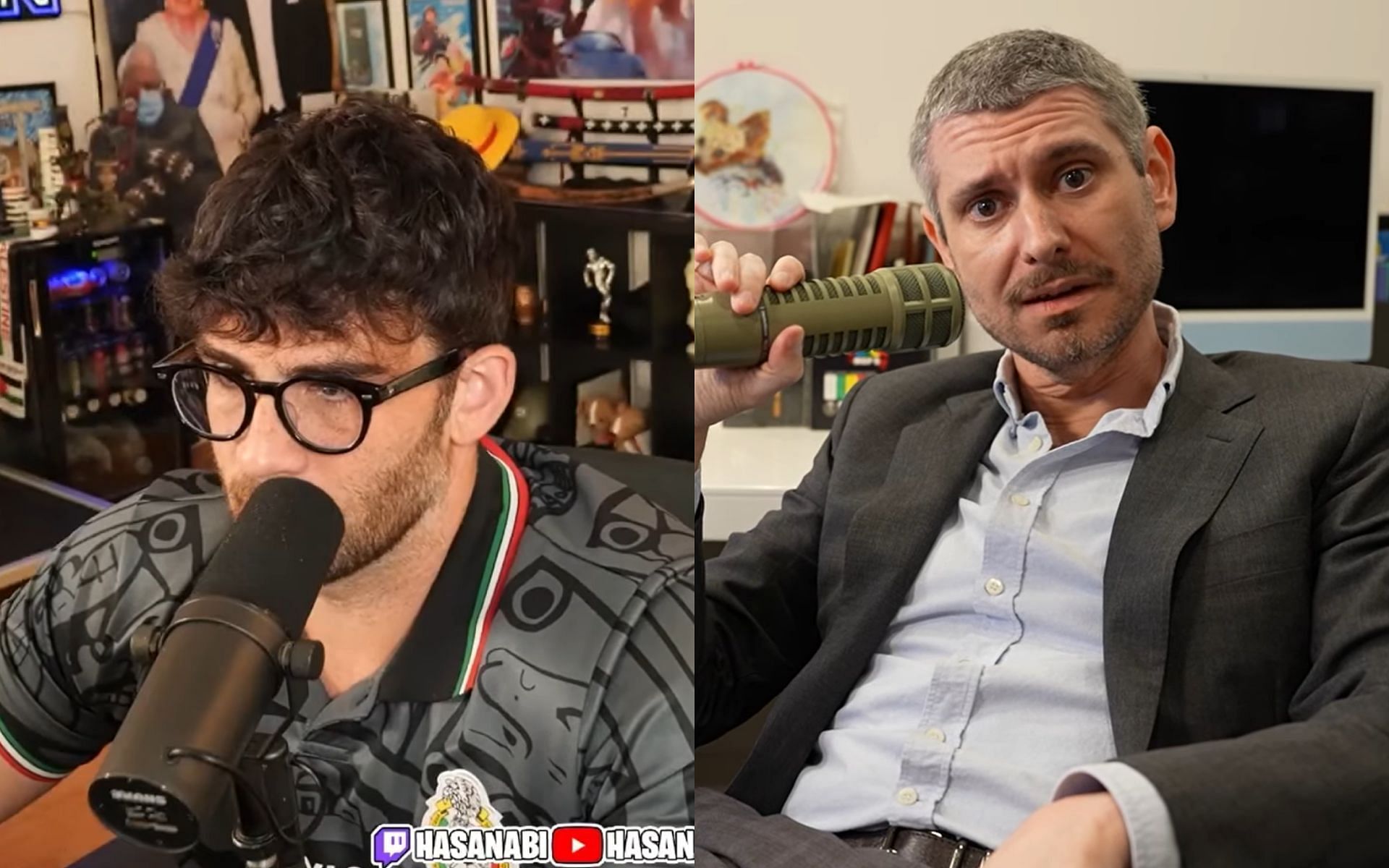 HasanAbi accuses Ethan Klein of &quot;bullying&quot; Denims, Frogan, and Kaceytron by suing them, pleads with fans to support female streamers