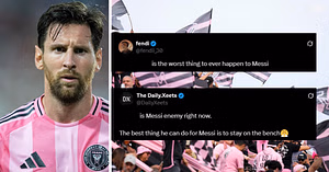 "He is Messi enemy right now", "The worst thing to ever happen to Messi" - Fans slam Inter Miami star despite 2-1 win over Porto in Club World Cup