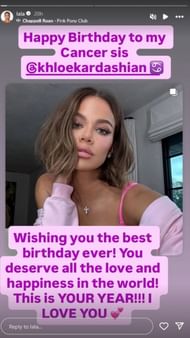 Image via La La Anthony's Instagram Story.