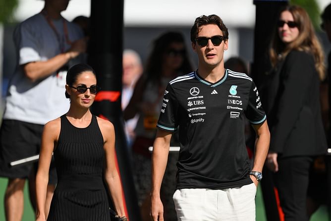 George Russell's girlfriend Carmen Mundt shares an inspirational message on Instagram