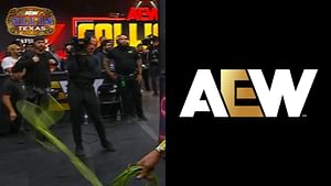 AEW star choked out with a cable on Collision