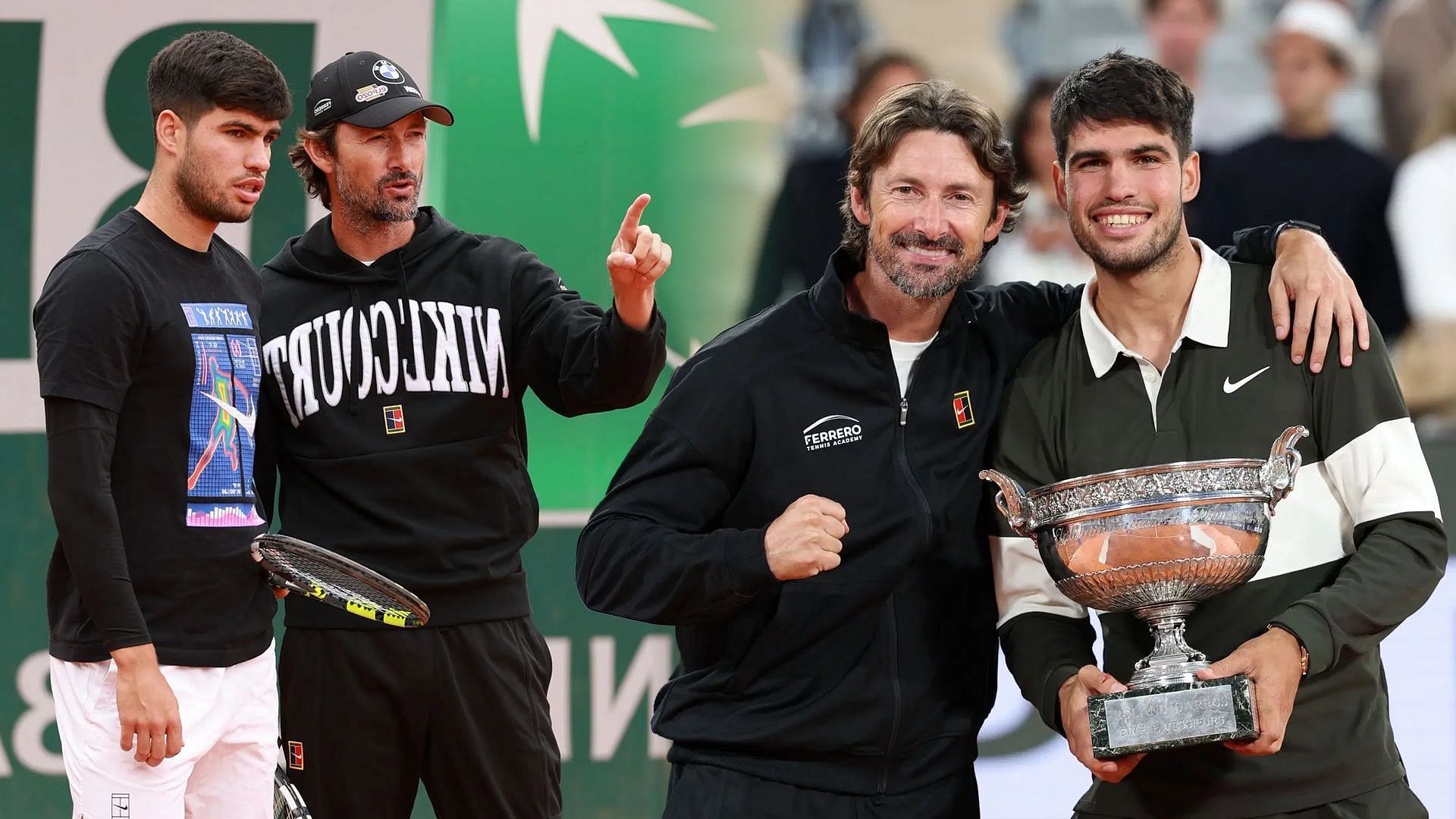 Carlos Alcaraz, Juan Carlos Ferrero (Source: Getty)