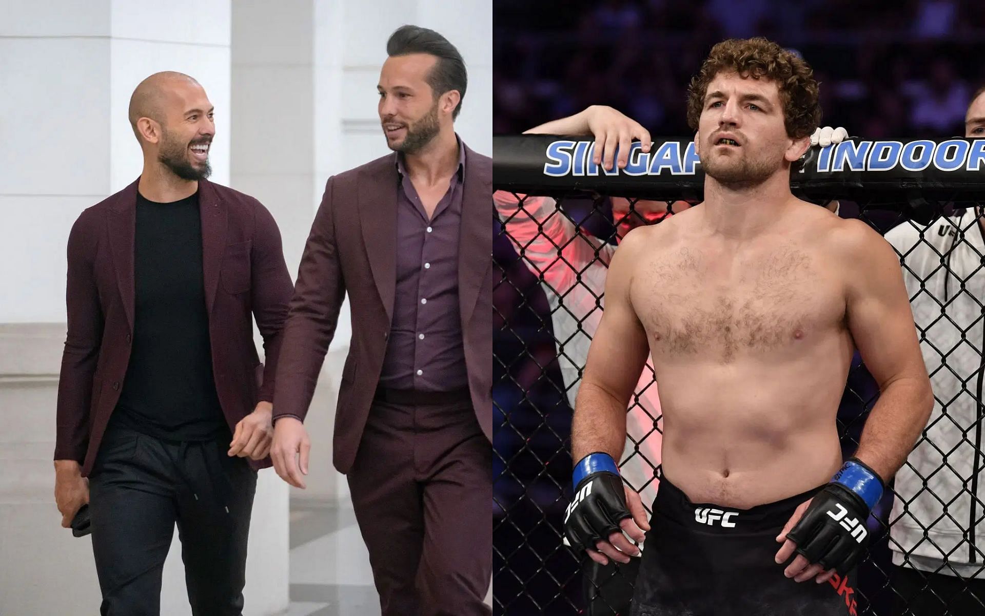UFC Hall of Famer shares five-word reaction as Tristan and Andrew Tate steps up to help Ben Askren amid ongoing health battle 