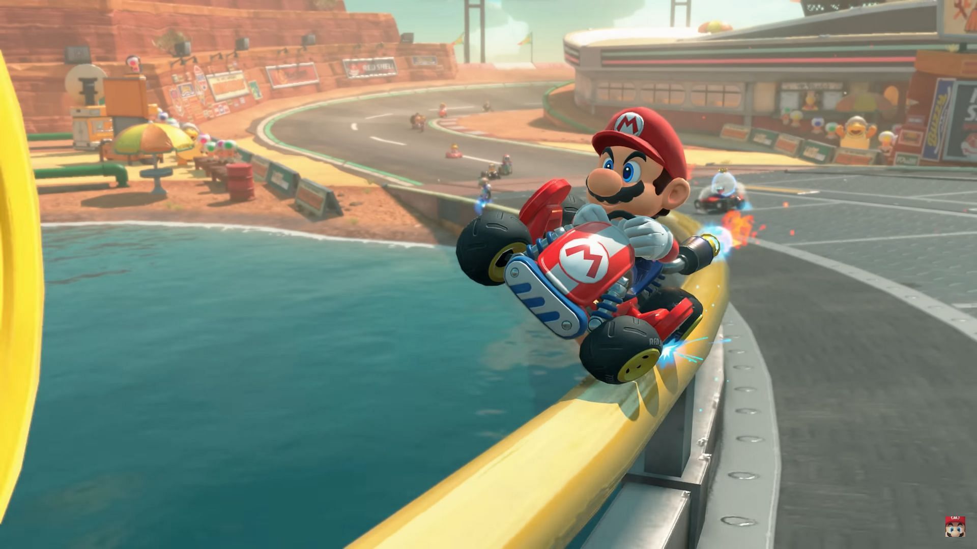 A guide on riding on rails and walls in Mario Kart World (Image via Nintendo)
