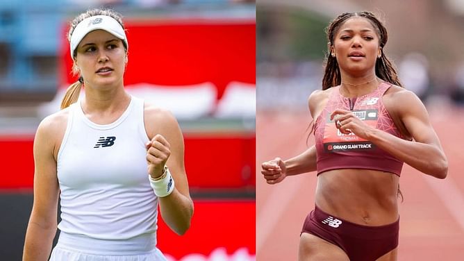 Eugenie Bouchard gives special shout-out to Gabby Thomas, shares delightful highlights from tour of New Balance HQ in Boston
