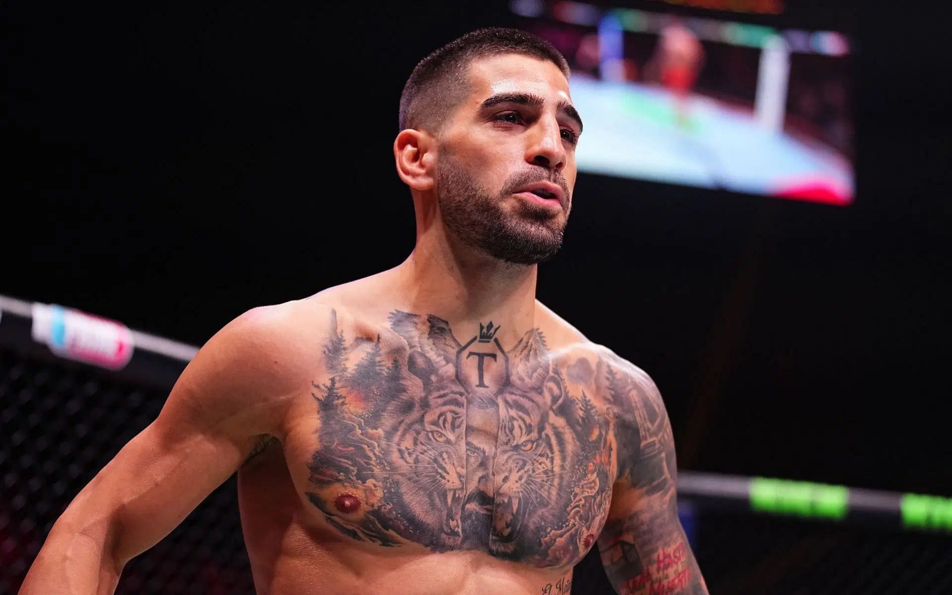 Dustin Poirier discusses Ilia Topuria (pictured) possibly securing the best 3-fight winning streak ever if he wins at UFC 317 [Image courtesy: Getty Images]