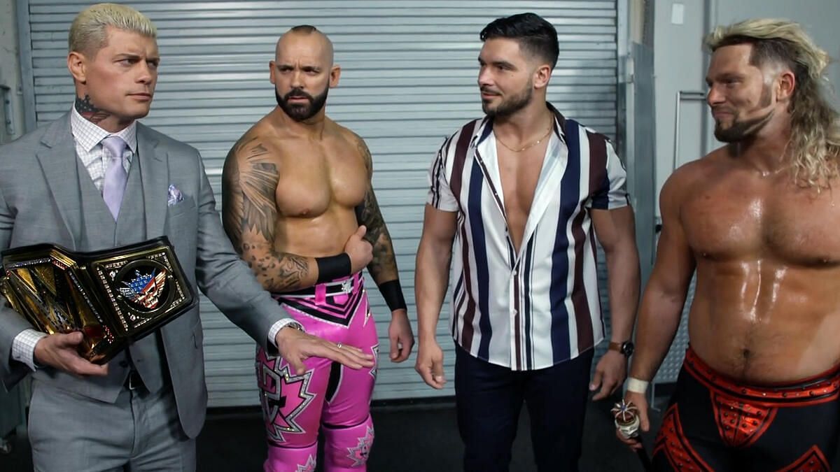 Cody Rhodes, Shawn Spears, Ethan Page, and Lexis King on NXT. (Photo via: WWE.com)