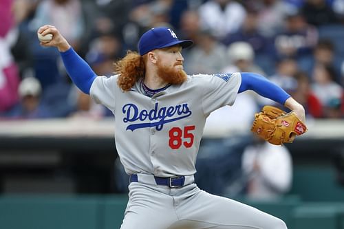 Dustin May in action against the Cleveland Guardians - Source: Getty