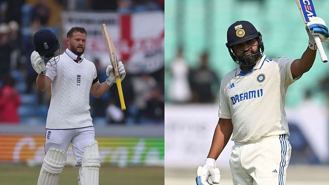 Ben Duckett vs Rohit Sharma - comparing their stats after 34 Tests