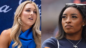 'Sad to see such a phenom go down like this' - Riley Gaines reacts to Simone Biles deactivating account after transgender athlete controversy