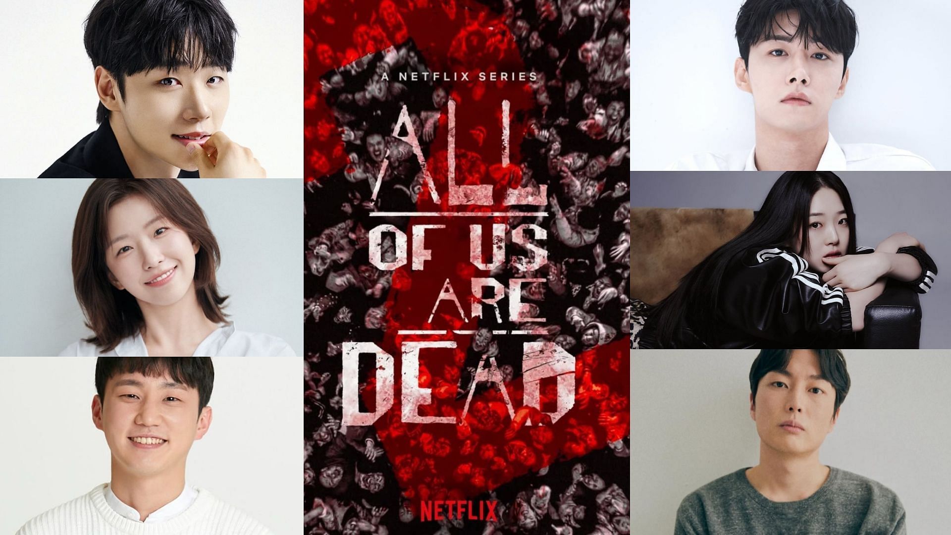 All of Us Are Dead reported cast (Image via Instagram/@ikkle_entertainment, @goldmedalist_official, @gaiyoon, @jaewon__roh, @seojihoon_official, @goghoststudio, Netflix)
