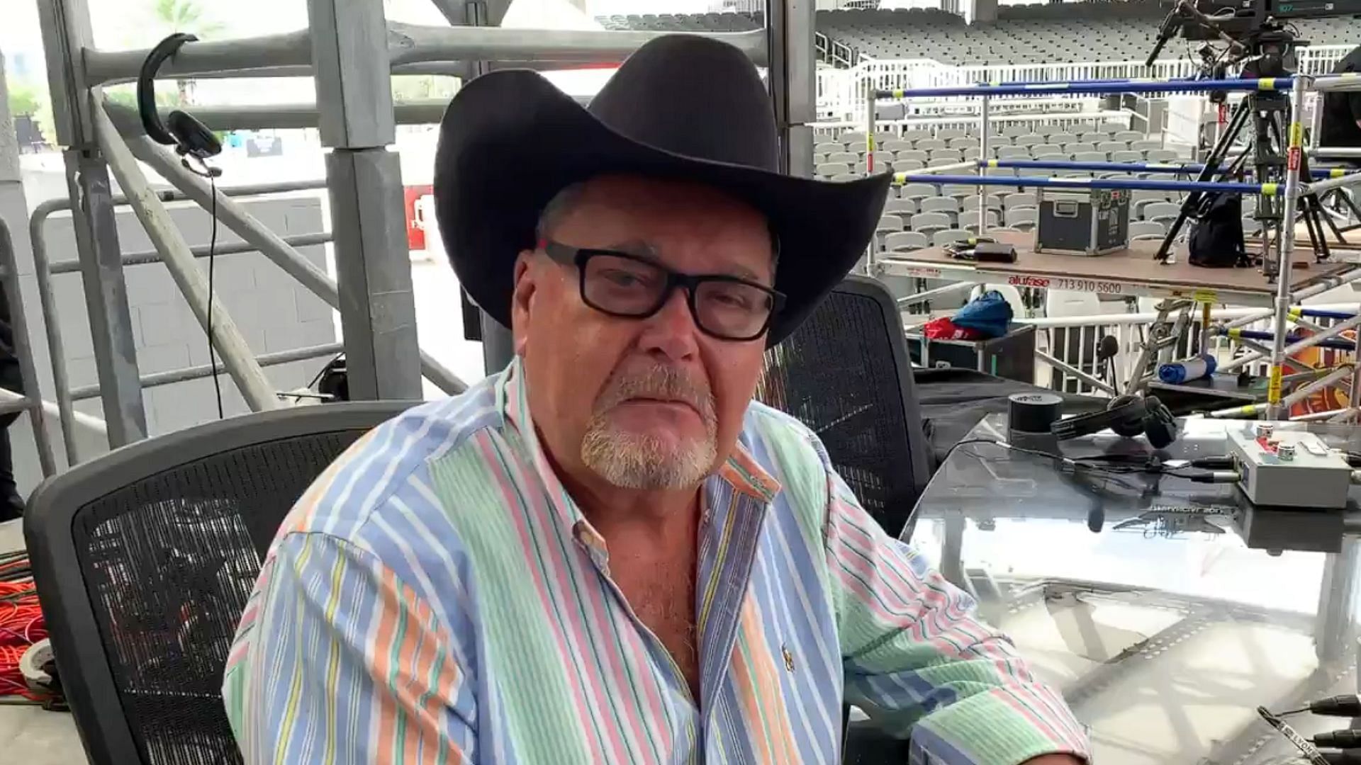 Jim Ross is a legendary commentator who is now with AEW [photo courtesy of AEW