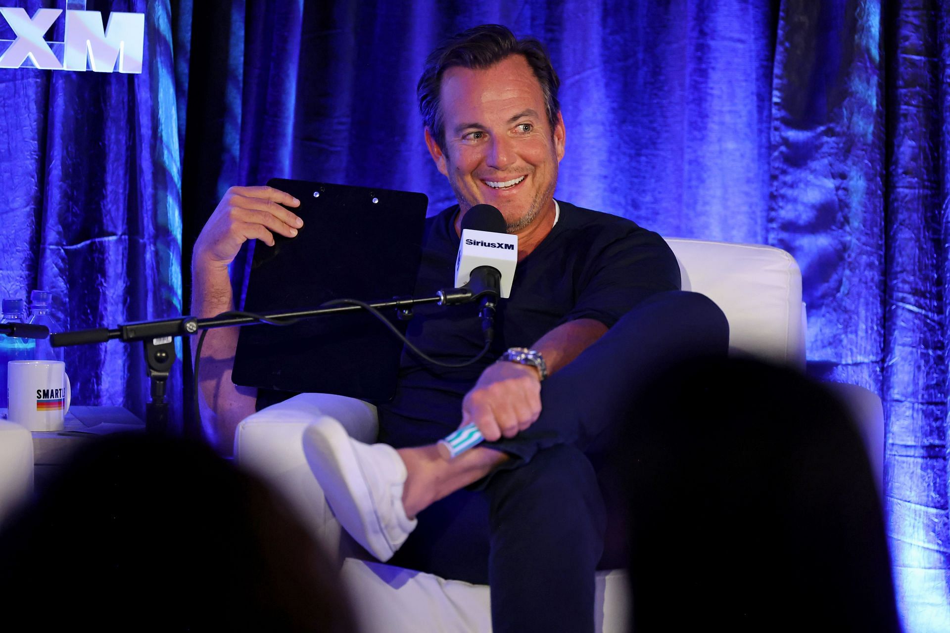 Will at the SiriusXM Presents SmartLess Live With Special Guest Howard Stern (Image via Getty)