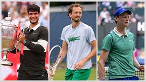 ATP Rankings update: Carlos Alcaraz closes in on No. 1 Jannik Sinner with Queen's Club title, Daniil Medvedev returns to the top 10