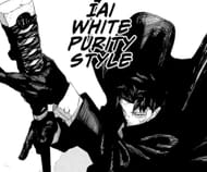 Chihiro's Iai White Purity Style (Image via Shueisha)