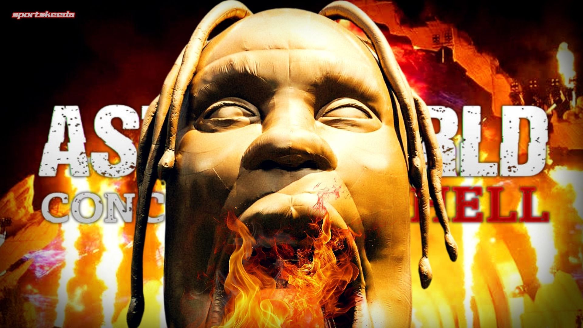 Trainwreck: The Astroworld Tragedy (Custom cover edited by Sportskeeda, Original Image [Netflix])