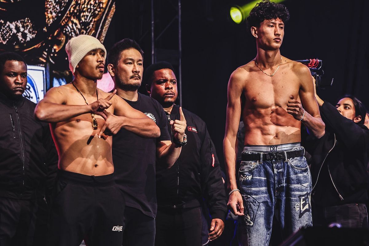 Superlek (L) and Nabil Anane - Photo credit: ONE Championship