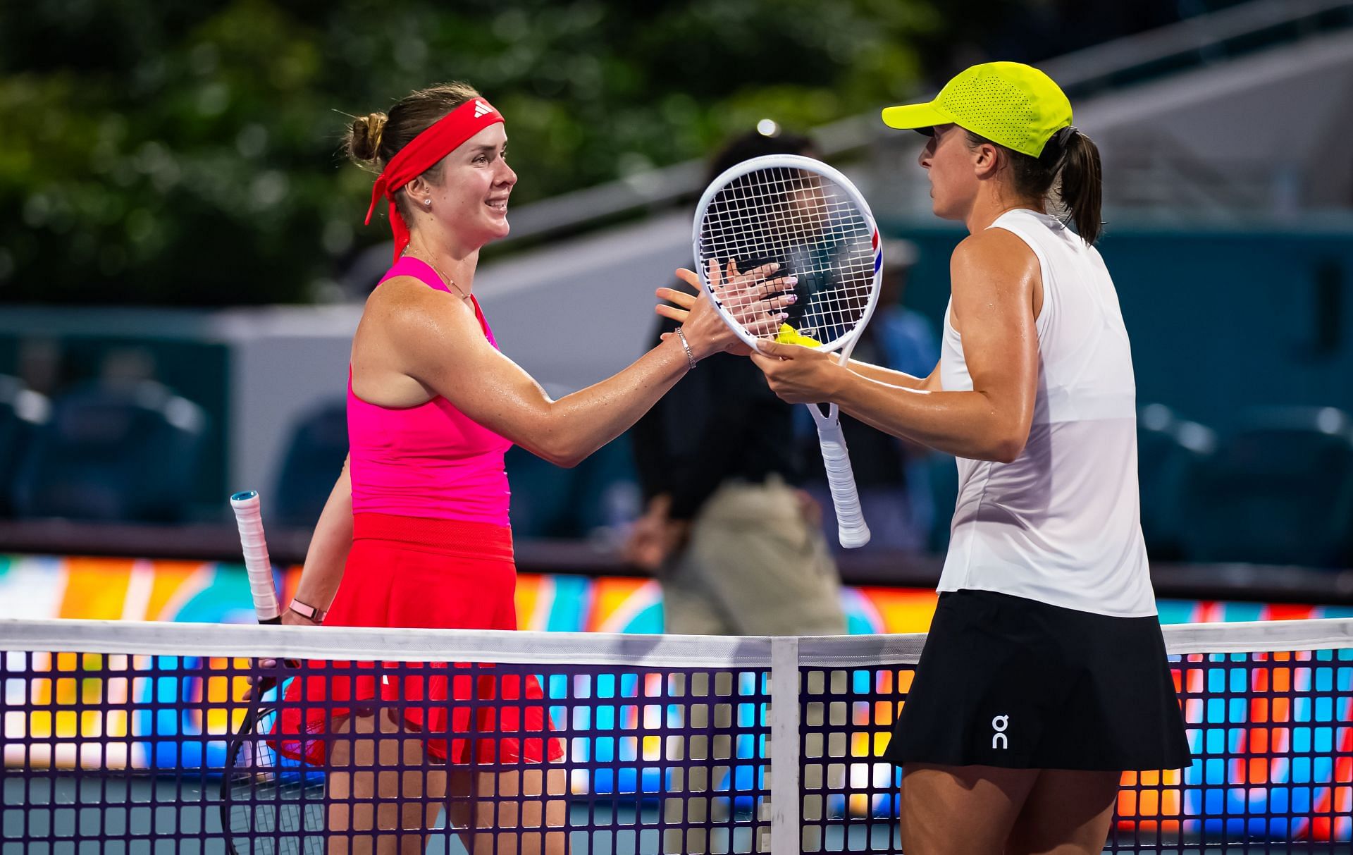 Elina Svitolina (left) and Iga Swiatek (right) (Source: Getty)