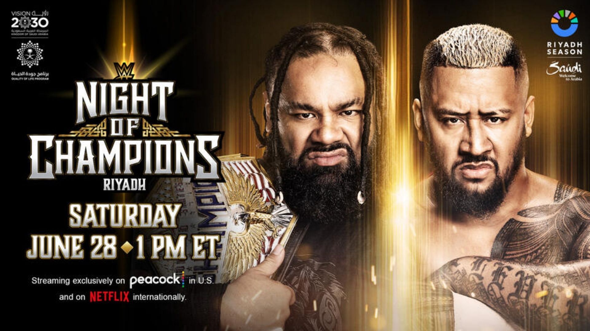 Jacob Fatu vs Solo Sikoa at Night of Champions [Image Credit: wwe.com]