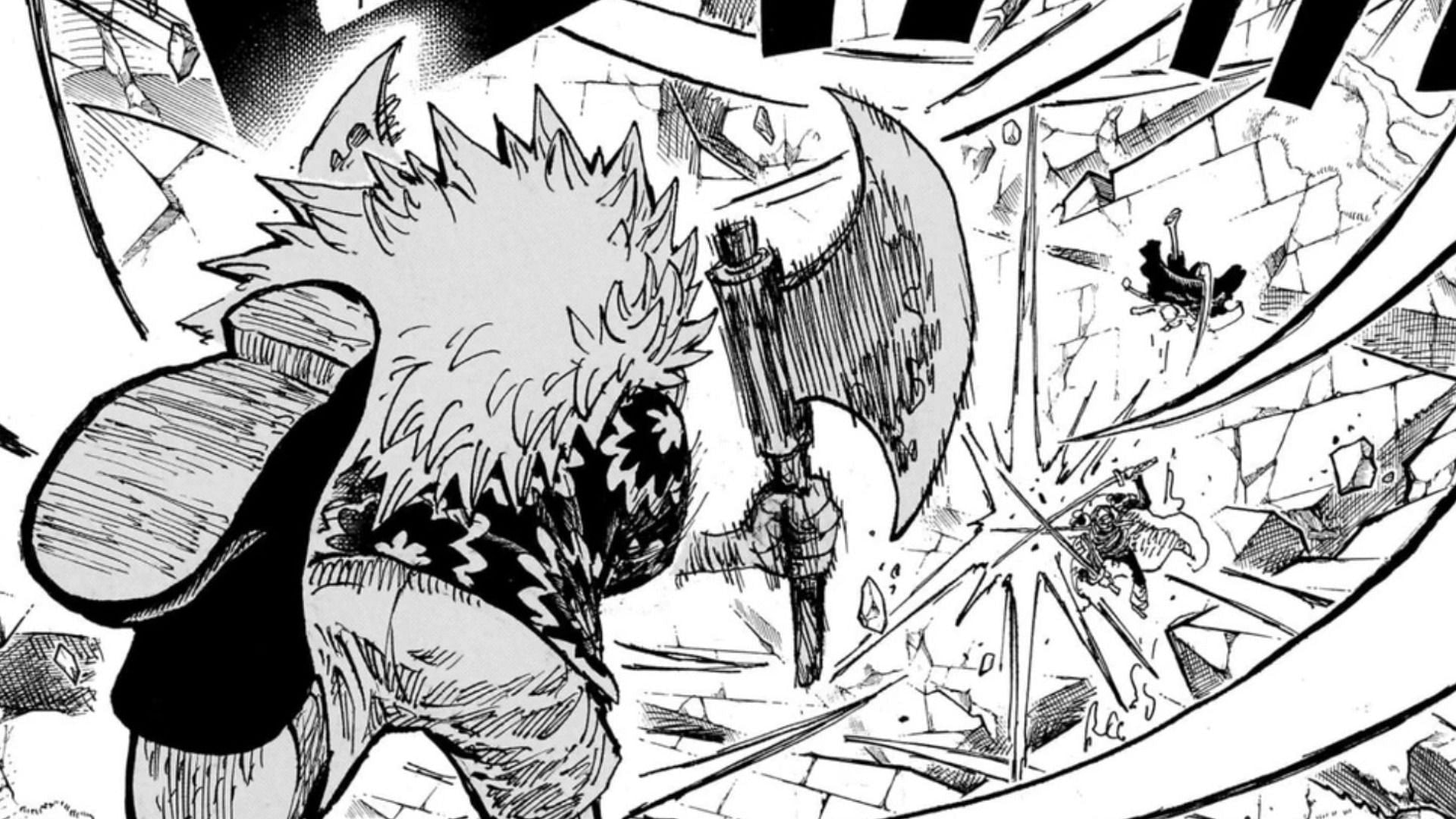 Gaban as seen in manga (Image via Shueisha)