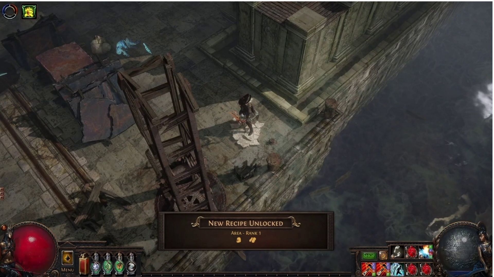 Betrayal crafting recipes can be found in endgame maps (Image via Grinding Gear Games)
