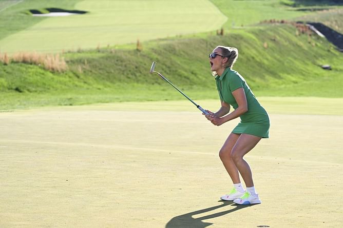 Paige Spiranac says "there is no excuse" after she follows up on her "hot take" by uploading a golf tutorial