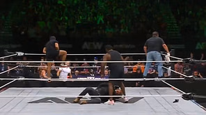 Jon Moxley and Death Riders walk out of the arena after manhandling top AEW star