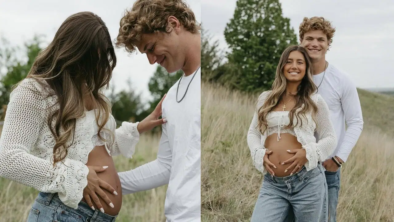 J.J. McCarthy&rsquo;s fianc&eacute;e Katya Kuropas shares first glimpses of her baby shower 36 days after announcing pregnancy