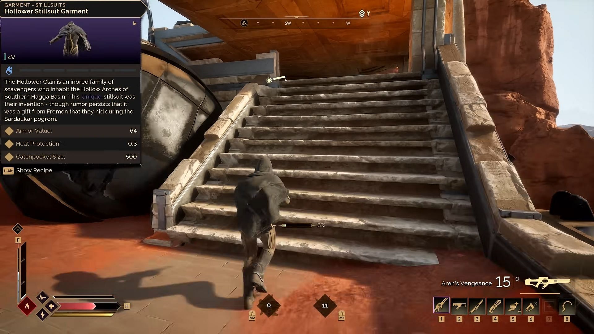 Hollower Stillsuit (Image via Funcom || YouTube/SiNKiLLeR)