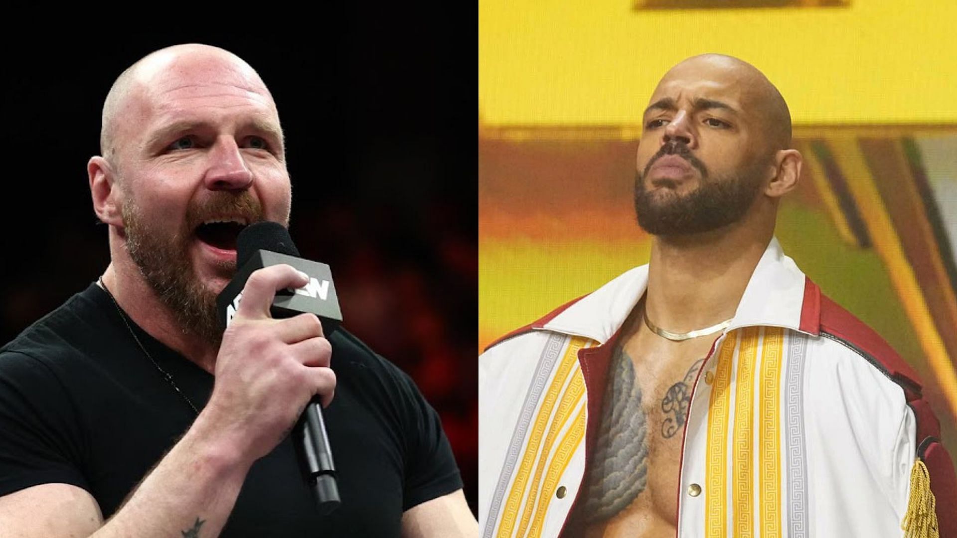 Jon Moxley (left) and Ricochet (right). (Image credits: Ricochet