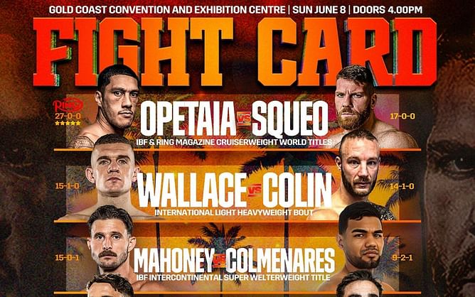Jai Opetaia vs. Claudio Squeo: Full results