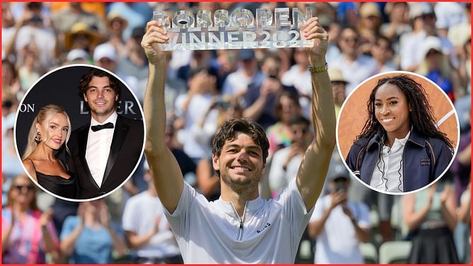 Taylor Fritz's girlfriend Morgan & Coco Gauff send messages to American after he reclaims ATP Top 4 with stunning Stuttgart victory